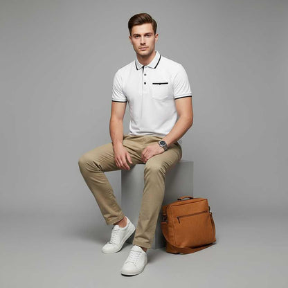 Men's Classic Fit Polo Shirt | Versatile Casual Wear