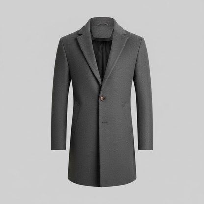 Men's Notched Lapel Overcoat | Men's Winter Coat 6