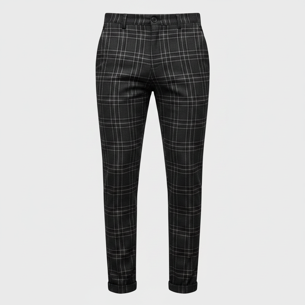 Sasha Checked Chino Pants | Men's Casual Wear 0