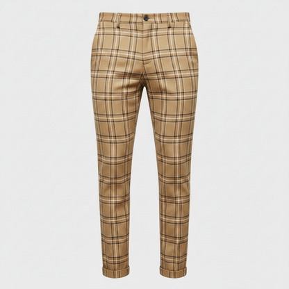 Sasha Checked Chino Pants | Men's Casual Wear 7