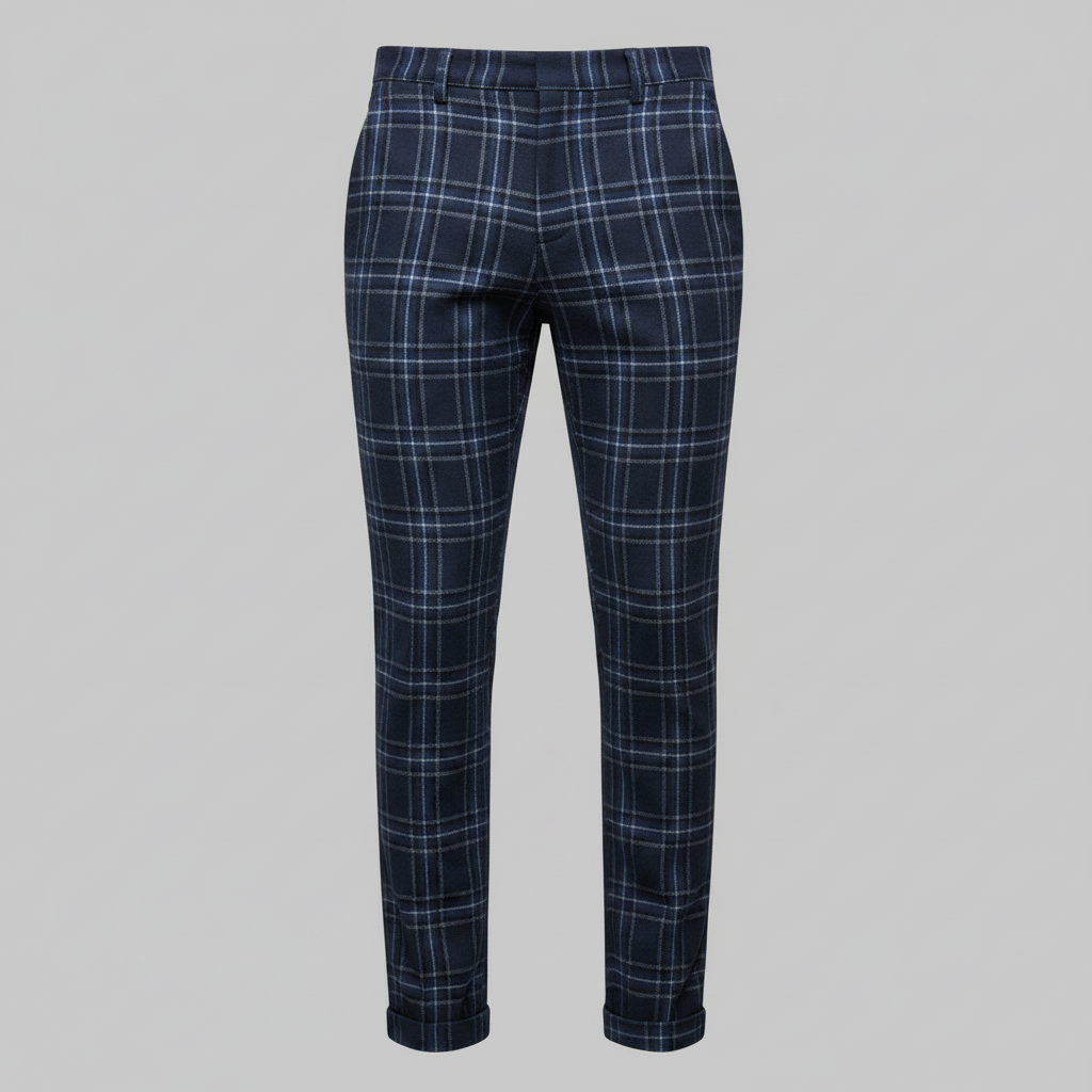 Sasha Checked Chino Pants | Men's Casual Wear 8