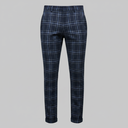 Sasha Checked Chino Pants | Men's Casual Wear 8