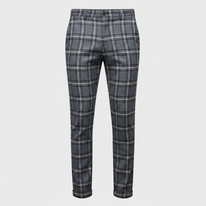Sasha Checked Chino Pants | Men's Casual Wear 9